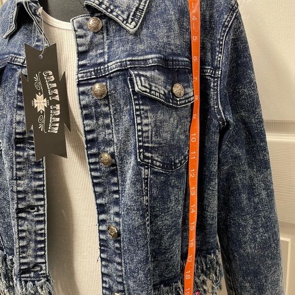 Crazy Train Denim Jacket - Picture 4 of 9